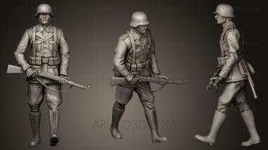 Military figurines (STKW_0196) 3D model for CNC machine